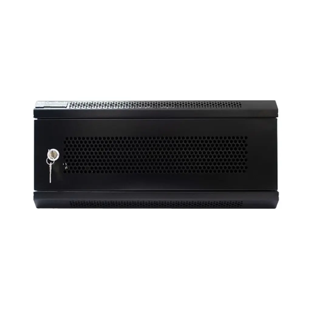 [CM4UB400] CentRacks 4U (40cm x 24cm x 53cm) Wall Mount Server Rack (Perforated, Black)
