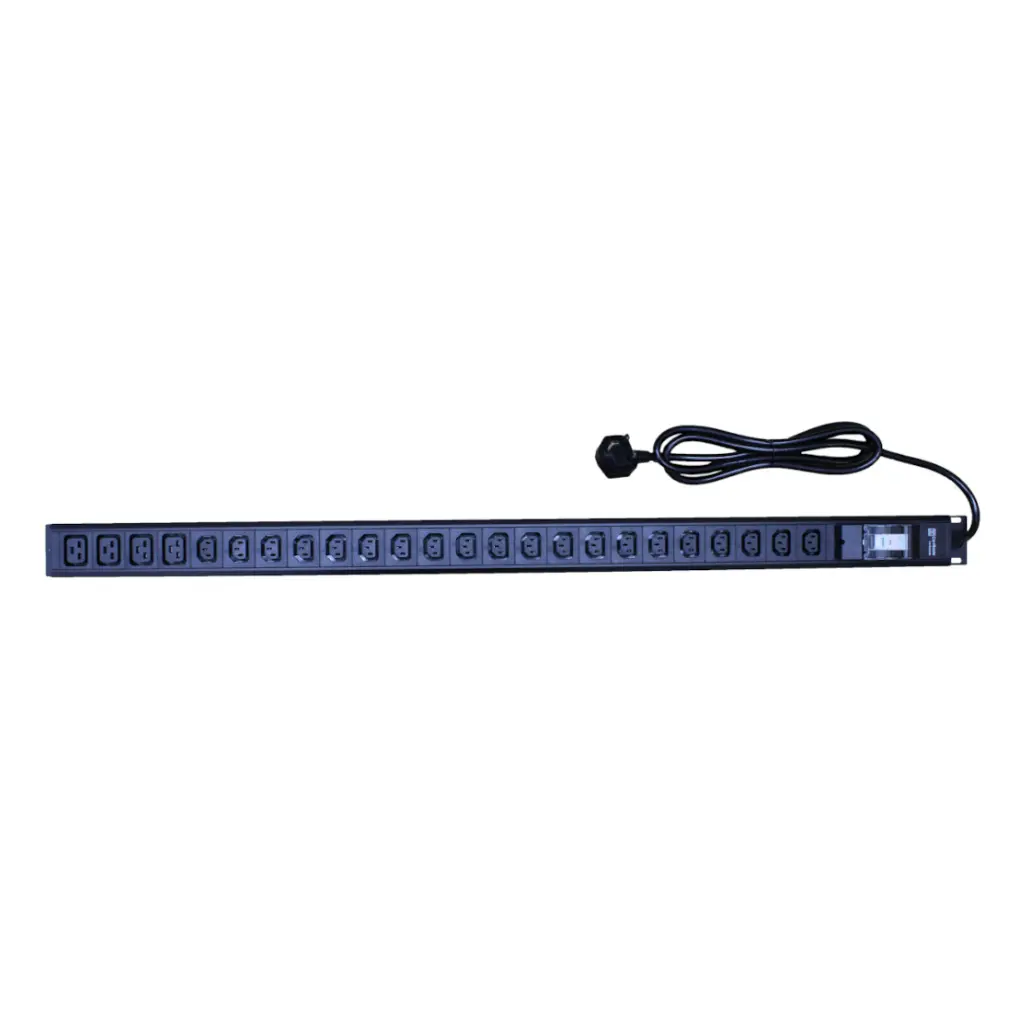 [CP-20xC13-4xC19-16A] CentRacks 20 Gang 10A PDU with 16A DP MCB